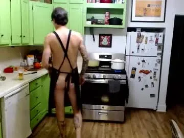 bnczuperzexy — Let's get cooking, in the Naked Kitchen #hairy #daddy #tattoo #fun Stay Naked [200 tokens left]
