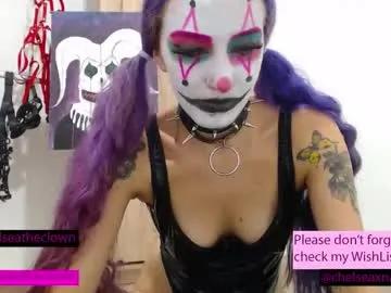 eloise_brown_ — I'm your BDSM Clown Girl/Welcome back Chelsea The Clown #goth #bdsm #cosplay #slave #dirty [7000 tokens remaining]