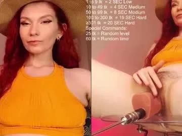 mayrumey — GOAL: full NAKED [479 tokens remaining] SPERM on PUSSY last goal) #fuckmachine #hairy #pvt #hairyarmpits #redhead